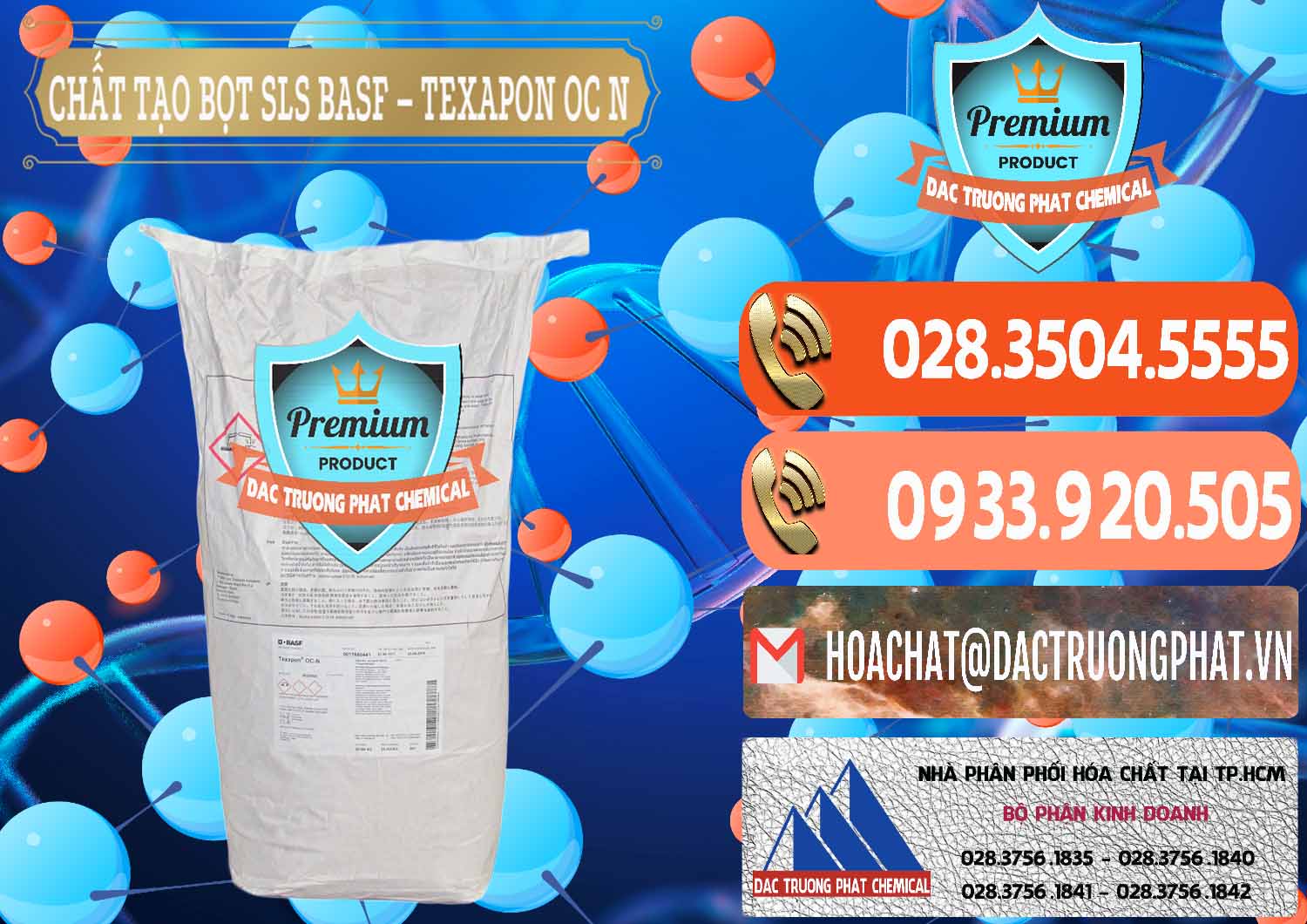 Công ty chuyên kinh doanh _ bán Chất Tạo Bọt SLS - Sodium Lauryl Sulfate BASF Texapon OC N - 0049 - Công ty chuyên bán - cung cấp hóa chất tại TP.HCM - hoachatmientay.com