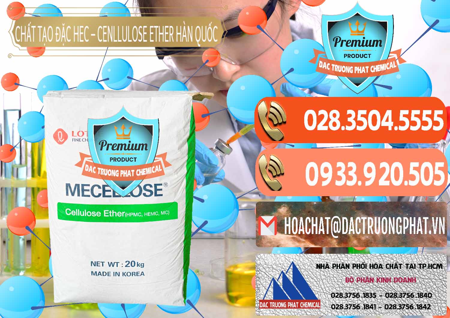 Cty chuyên cung cấp - bán Chất Tạo Đặc Hec Mecellose – Cenllulose Ether Lotte Hàn Quốc Korea - 0050 - Cty chuyên phân phối ( nhập khẩu ) hóa chất tại TP.HCM - hoachatmientay.com