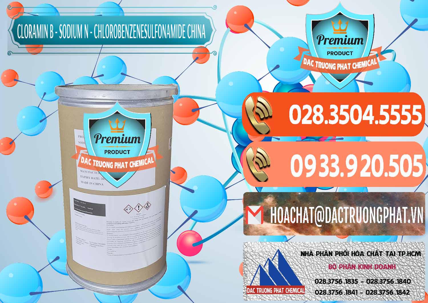 Nhà cung cấp _ bán Cloramin B Khử Trùng, Diệt Khuẩn Trung Quốc China - 0298 - Nhà phân phối - kinh doanh hóa chất tại TP.HCM - hoachatmientay.com