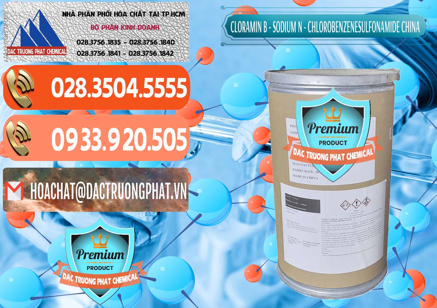 Công ty chuyên nhập khẩu và bán Cloramin B Khử Trùng, Diệt Khuẩn Trung Quốc China - 0298 - Nơi cung cấp ( phân phối ) hóa chất tại TP.HCM - hoachatmientay.com