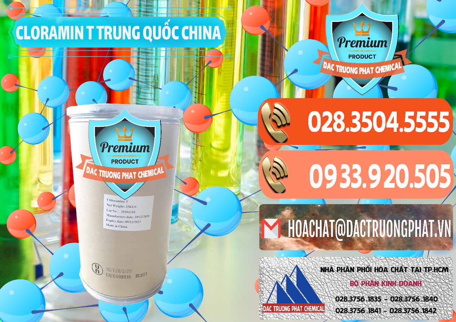 Cty chuyên bán ( cung cấp ) Cloramin T Khử Trùng, Diệt Khuẩn Trung Quốc China - 0301 - Cty chuyên bán _ phân phối hóa chất tại TP.HCM - hoachatmientay.com