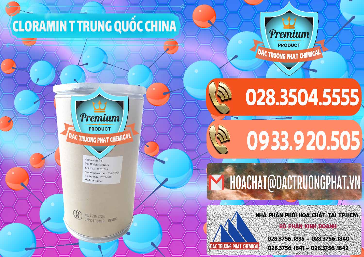 Đơn vị nhập khẩu ( bán ) Cloramin T Khử Trùng, Diệt Khuẩn Trung Quốc China - 0301 - Công ty cung cấp và nhập khẩu hóa chất tại TP.HCM - hoachatmientay.com