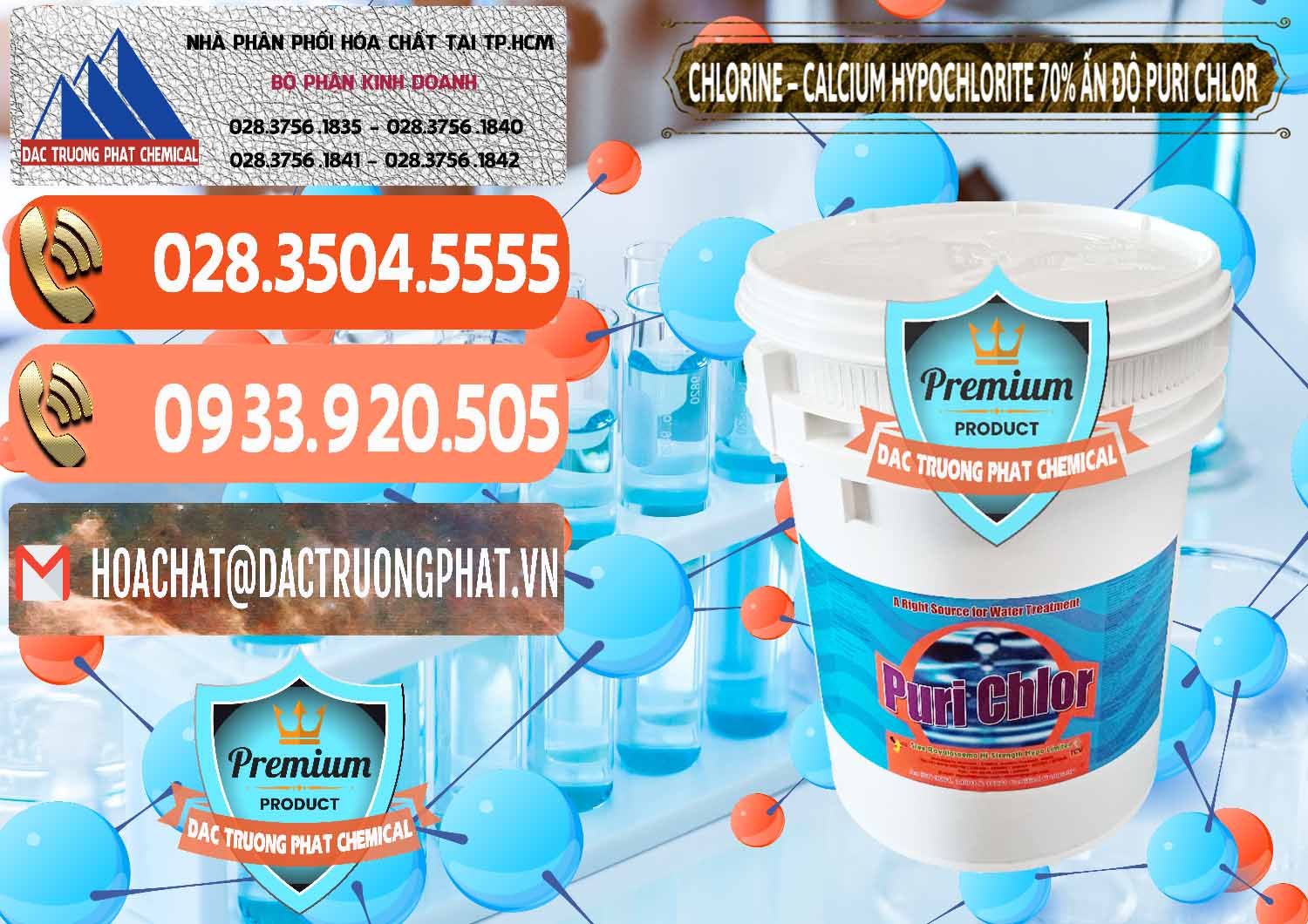 Nơi chuyên kinh doanh ( bán ) Chlorine – Clorin 70% Puri Chlo Ấn Độ India - 0123 - Chuyên phân phối & cung cấp hóa chất tại TP.HCM - hoachatmientay.com