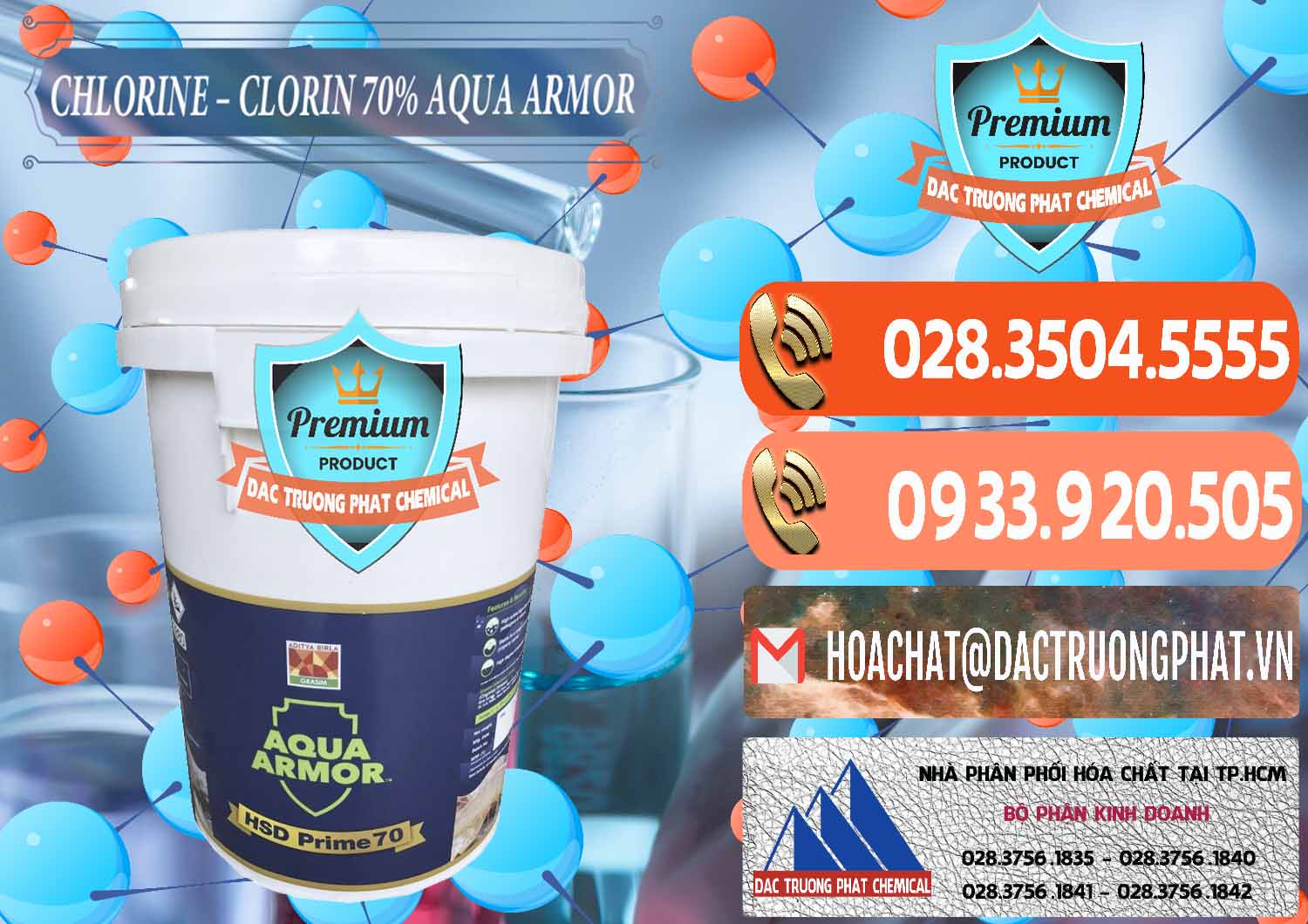 Đơn vị chuyên bán _ phân phối Chlorine – Clorin 70% Aqua Armor Aditya Birla Grasim Ấn Độ India - 0241 - Chuyên cung cấp ( phân phối ) hóa chất tại TP.HCM - hoachatmientay.com