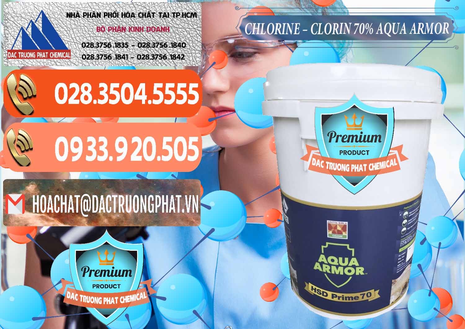 Công ty bán & cung ứng Chlorine – Clorin 70% Aqua Armor Aditya Birla Grasim Ấn Độ India - 0241 - Kinh doanh ( cung cấp ) hóa chất tại TP.HCM - hoachatmientay.com
