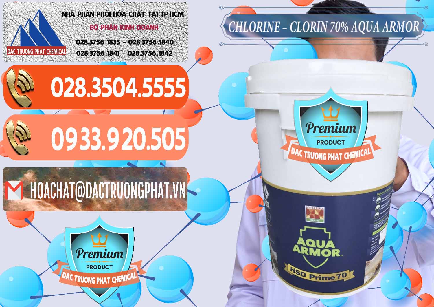 Đơn vị chuyên bán _ cung cấp Chlorine – Clorin 70% Aqua Armor Aditya Birla Grasim Ấn Độ India - 0241 - Đơn vị chuyên bán ( cung cấp ) hóa chất tại TP.HCM - hoachatmientay.com
