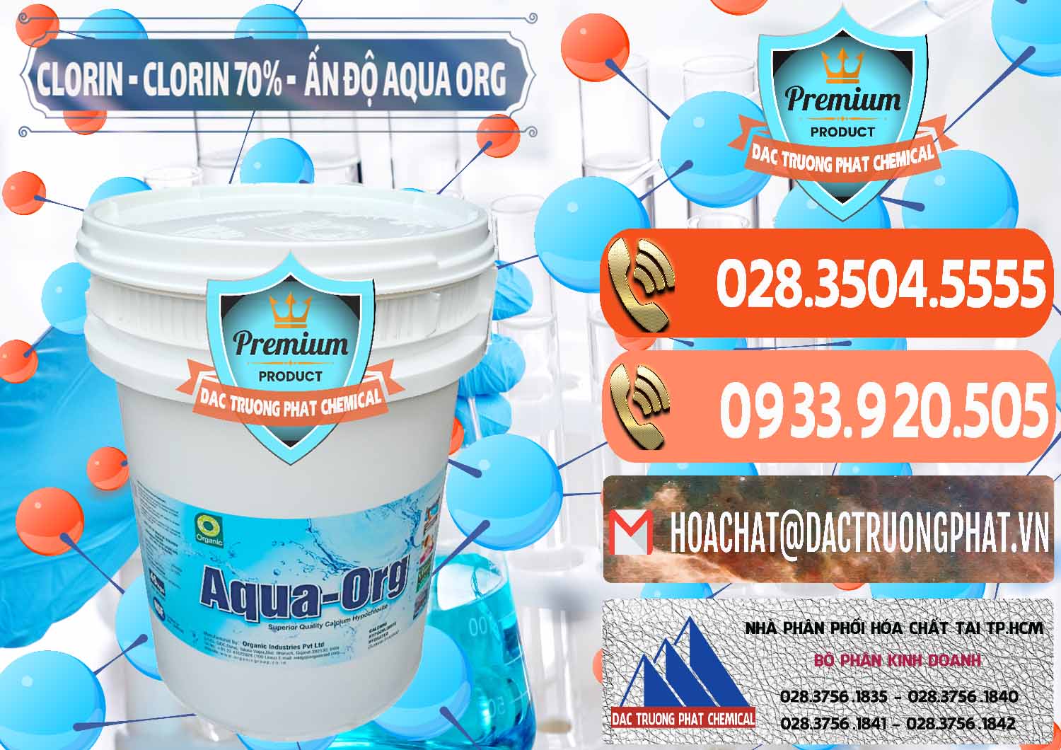 Nơi kinh doanh - bán Chlorine – Clorin Ấn Độ Aqua ORG Organic India - 0051 - Chuyên nhập khẩu & cung cấp hóa chất tại TP.HCM - hoachatmientay.com