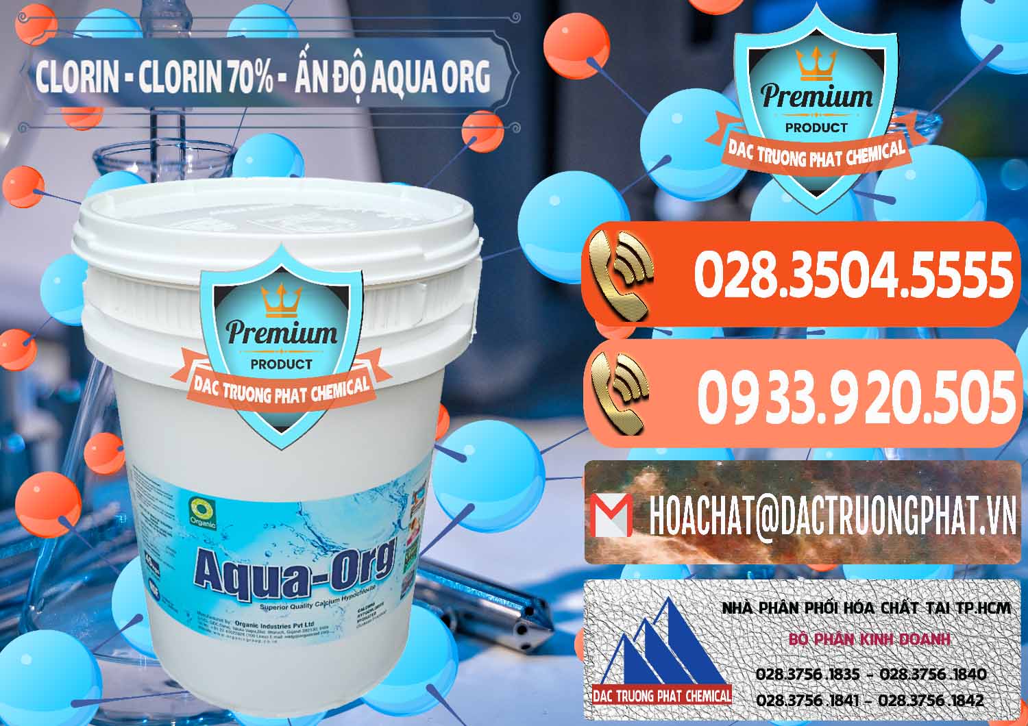 Nơi chuyên bán - cung ứng Chlorine – Clorin Ấn Độ Aqua ORG Organic India - 0051 - Cty chuyên cung cấp & nhập khẩu hóa chất tại TP.HCM - hoachatmientay.com
