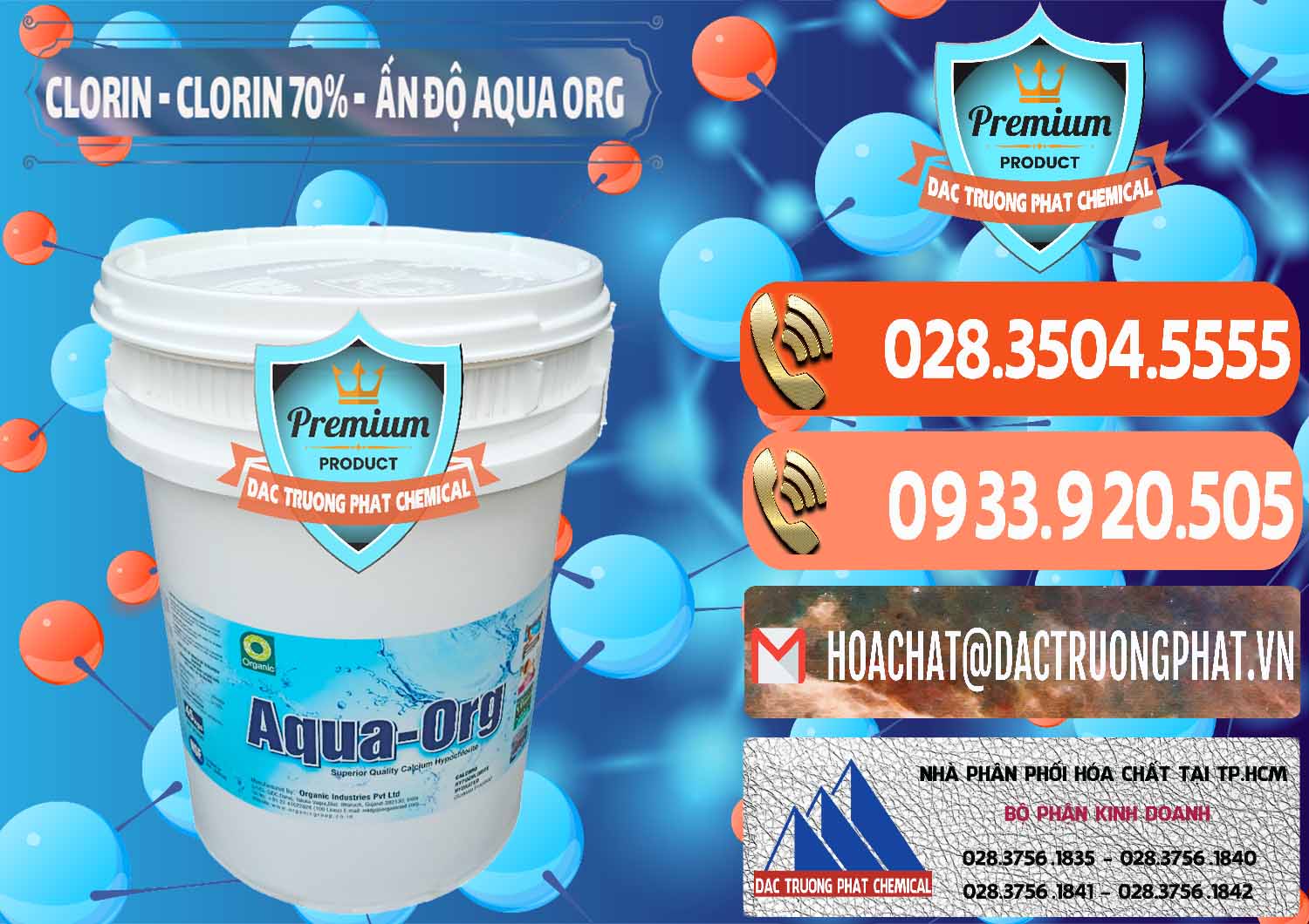 Công ty bán và phân phối Chlorine – Clorin Ấn Độ Aqua ORG Organic India - 0051 - Cty chuyên kinh doanh ( phân phối ) hóa chất tại TP.HCM - hoachatmientay.com
