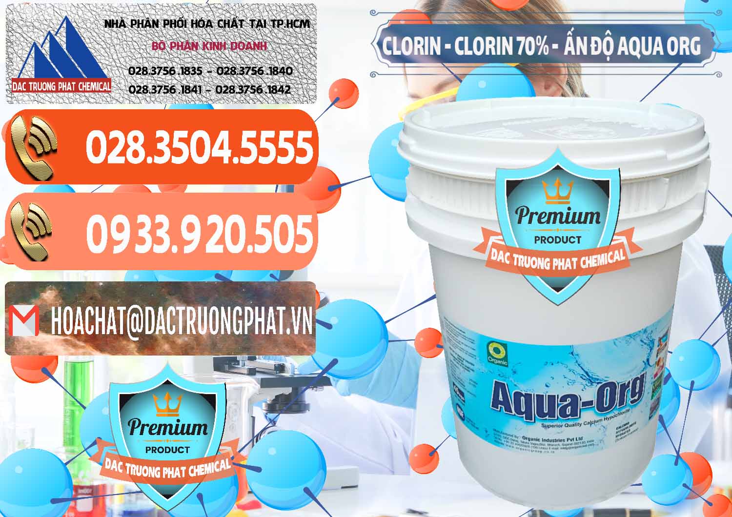 Cty cung ứng và bán Chlorine – Clorin Ấn Độ Aqua ORG Organic India - 0051 - Đơn vị cung ứng _ phân phối hóa chất tại TP.HCM - hoachatmientay.com