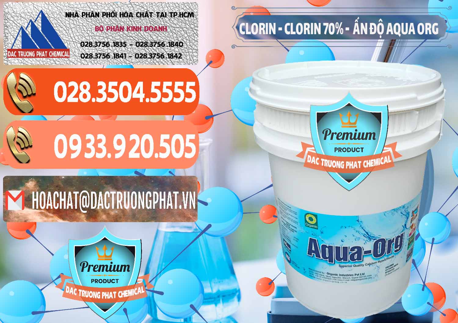Cty cung ứng và bán Chlorine – Clorin Ấn Độ Aqua ORG Organic India - 0051 - Nơi chuyên cung ứng và phân phối hóa chất tại TP.HCM - hoachatmientay.com