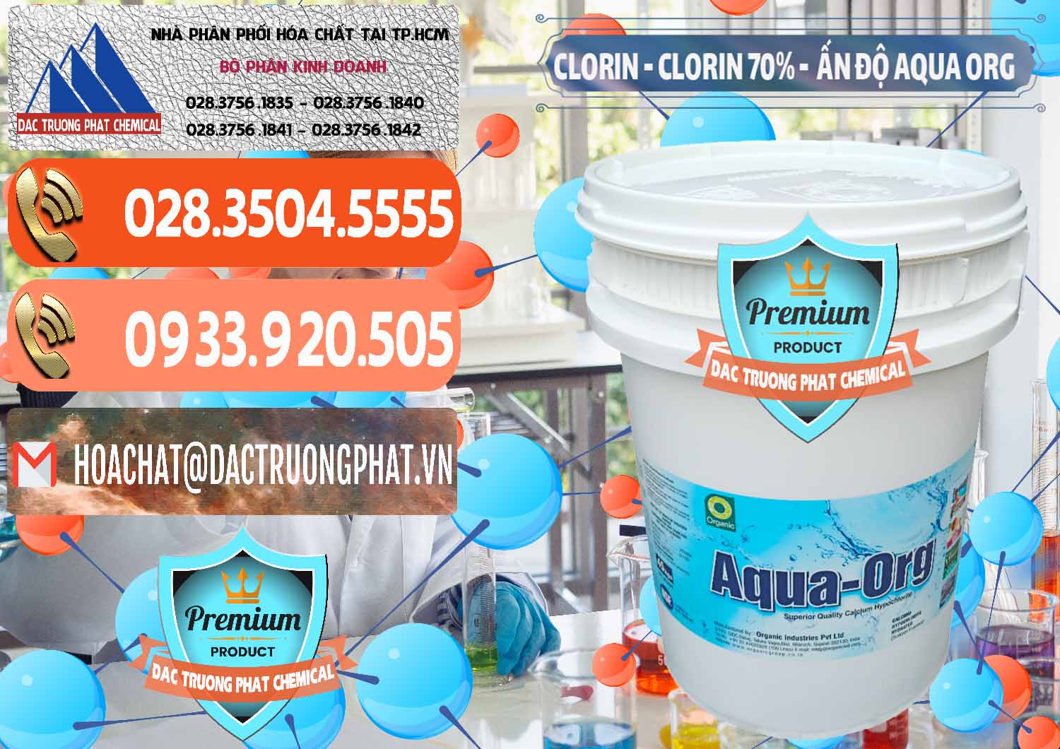 Cty cung cấp - bán Chlorine – Clorin Ấn Độ Aqua ORG Organic India - 0051 - Phân phối ( cung ứng ) hóa chất tại TP.HCM - hoachatmientay.com