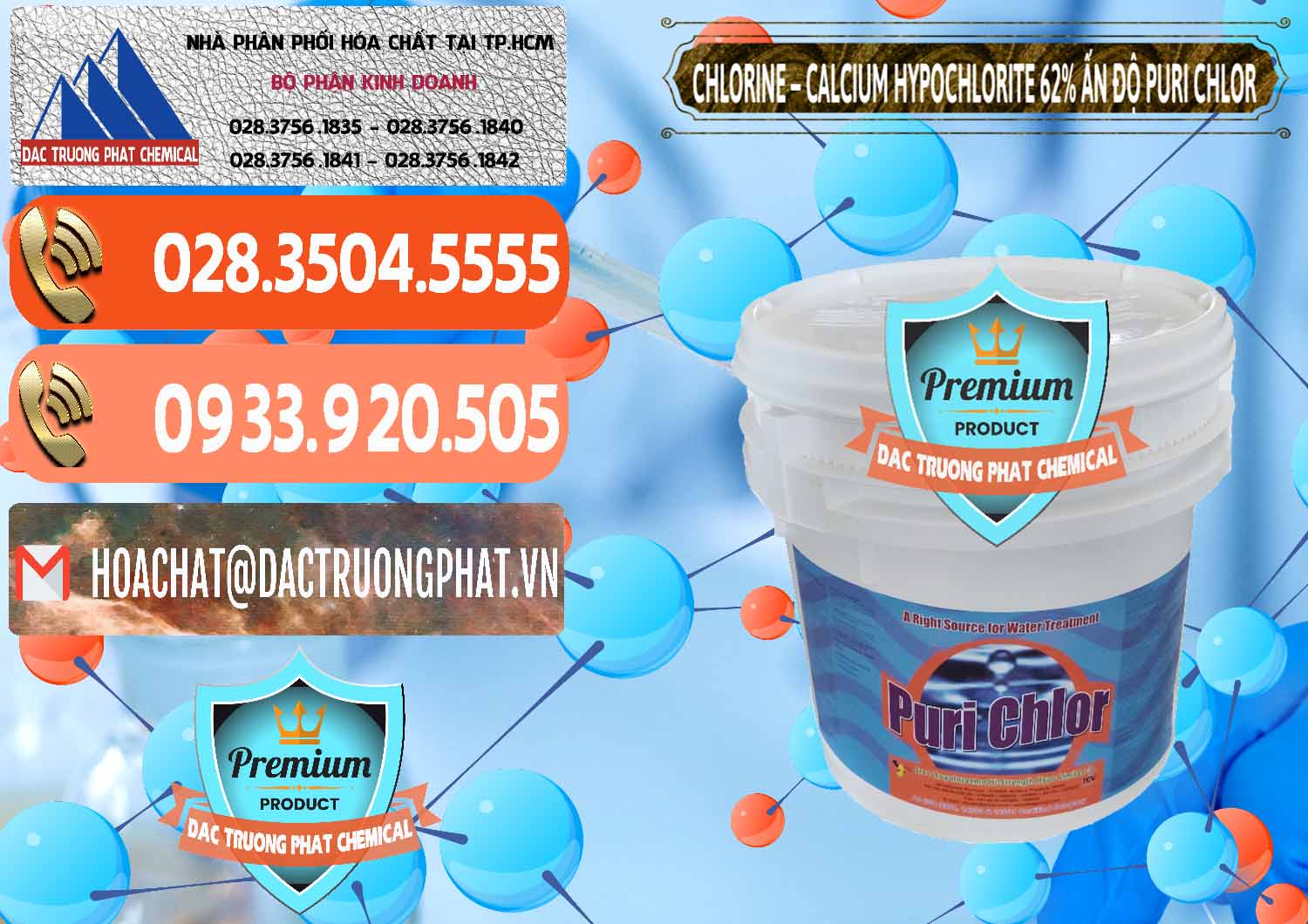 Công ty chuyên kinh doanh ( bán ) Chlorine – Clorin 62% Puri Chlo Ấn Độ India - 0052 - Nhà nhập khẩu _ cung cấp hóa chất tại TP.HCM - hoachatmientay.com