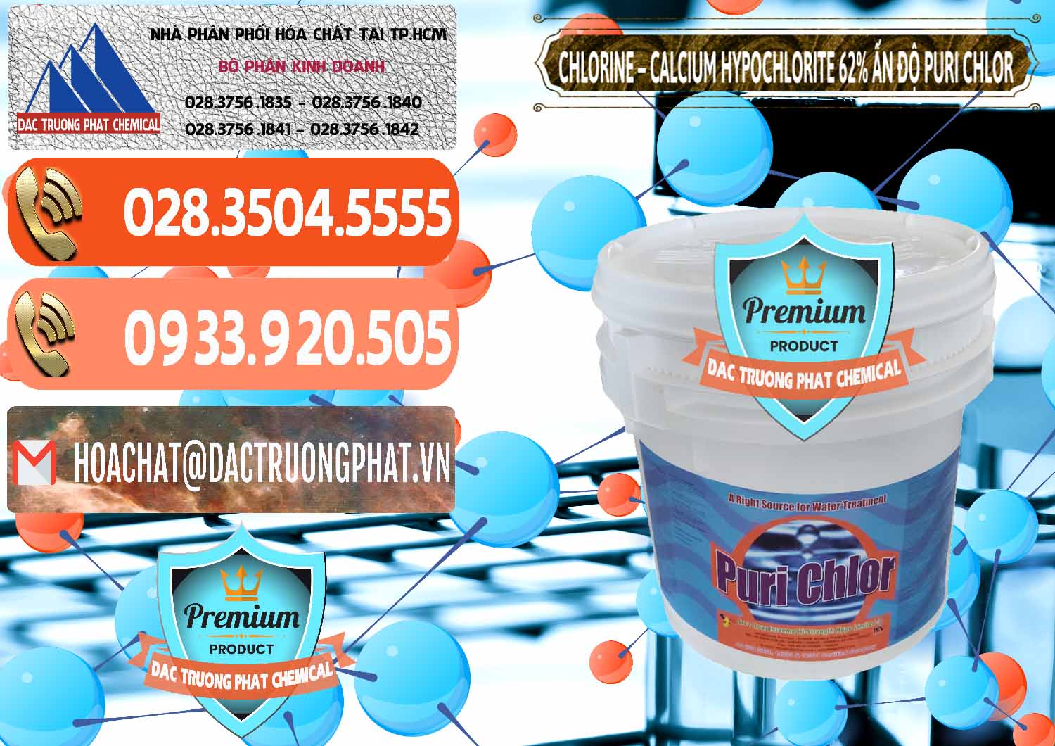 Nơi bán & cung ứng Chlorine – Clorin 62% Puri Chlo Ấn Độ India - 0052 - Chuyên cung cấp & kinh doanh hóa chất tại TP.HCM - hoachatmientay.com