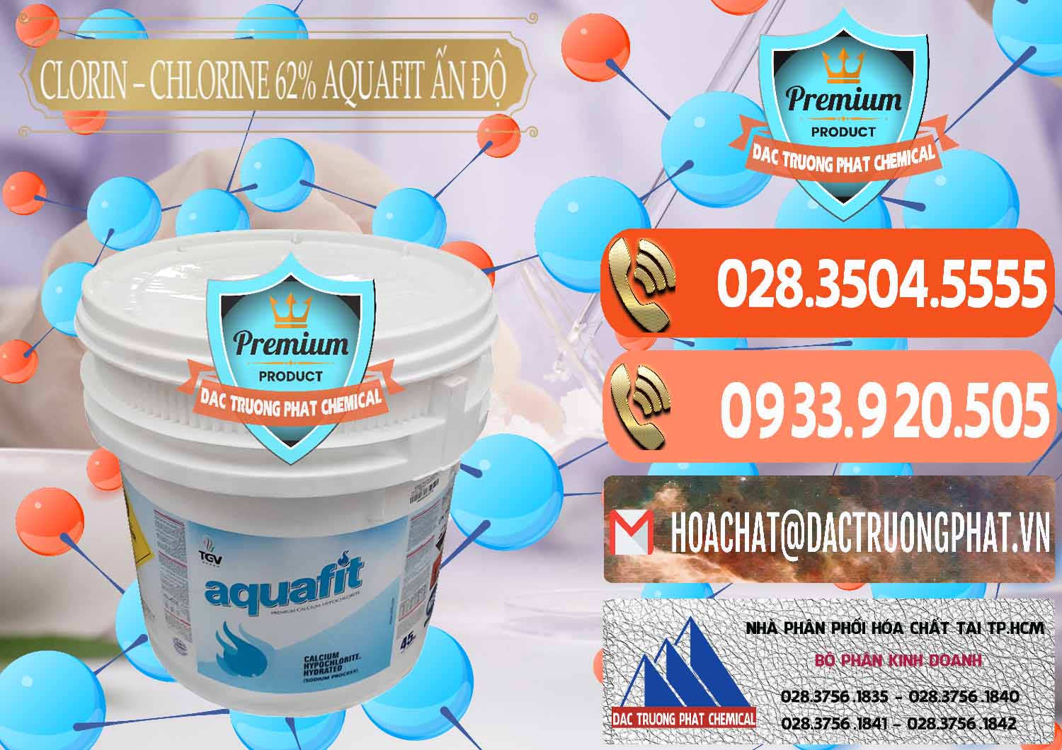 Đơn vị cung ứng _ bán Clorin - Chlorine 62% Aquafit Thùng Lùn Ấn Độ India - 0057 - Công ty chuyên phân phối - bán hóa chất tại TP.HCM - hoachatmientay.com