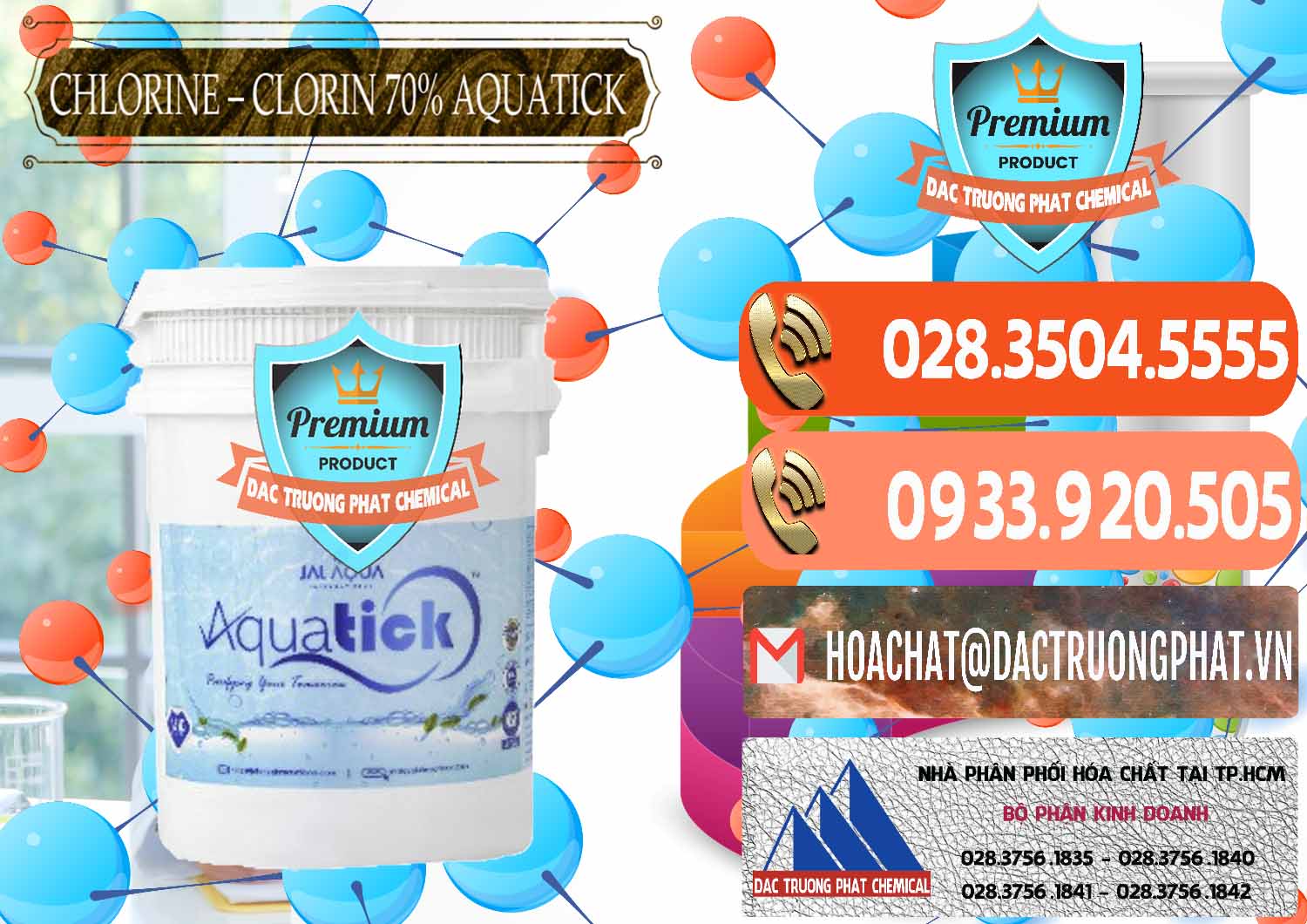 Công ty cung cấp _ bán Chlorine – Clorin 70% Aquatick Thùng Cao Jal Aqua Ấn Độ India - 0237 - Cty nhập khẩu _ phân phối hóa chất tại TP.HCM - hoachatmientay.com