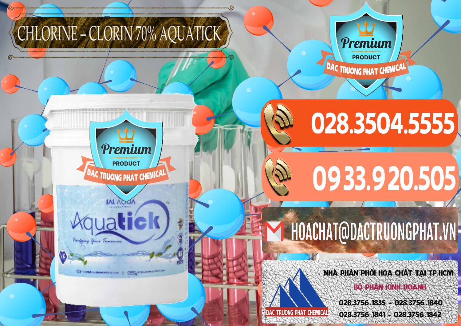 Cty chuyên cung ứng _ bán Chlorine – Clorin 70% Aquatick Thùng Cao Jal Aqua Ấn Độ India - 0237 - Nơi cung cấp - phân phối hóa chất tại TP.HCM - hoachatmientay.com