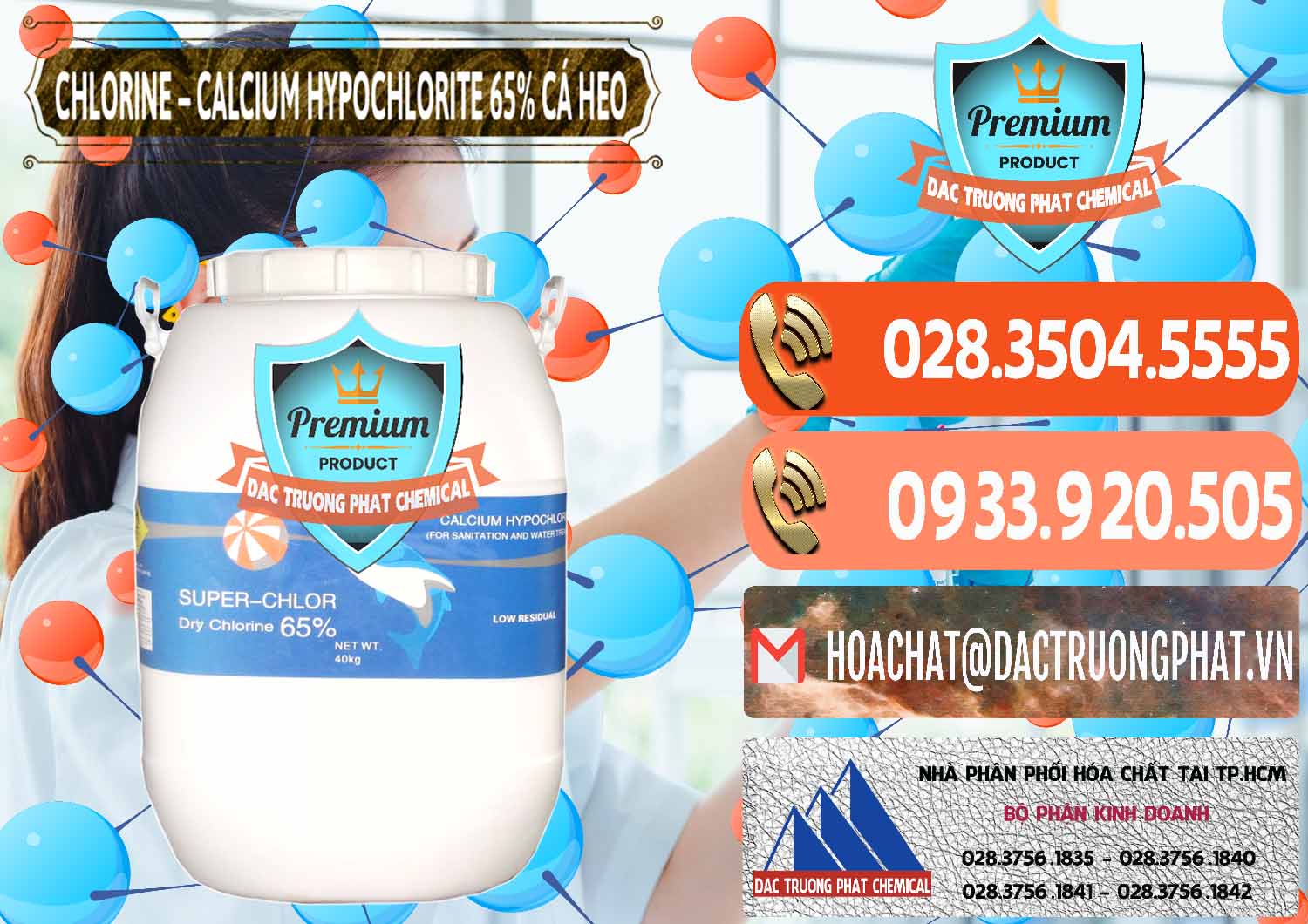 Cty phân phối & bán Clorin - Chlorine Cá Heo 65% Trung Quốc China - 0053 - Đơn vị cung cấp - phân phối hóa chất tại TP.HCM - hoachatmientay.com