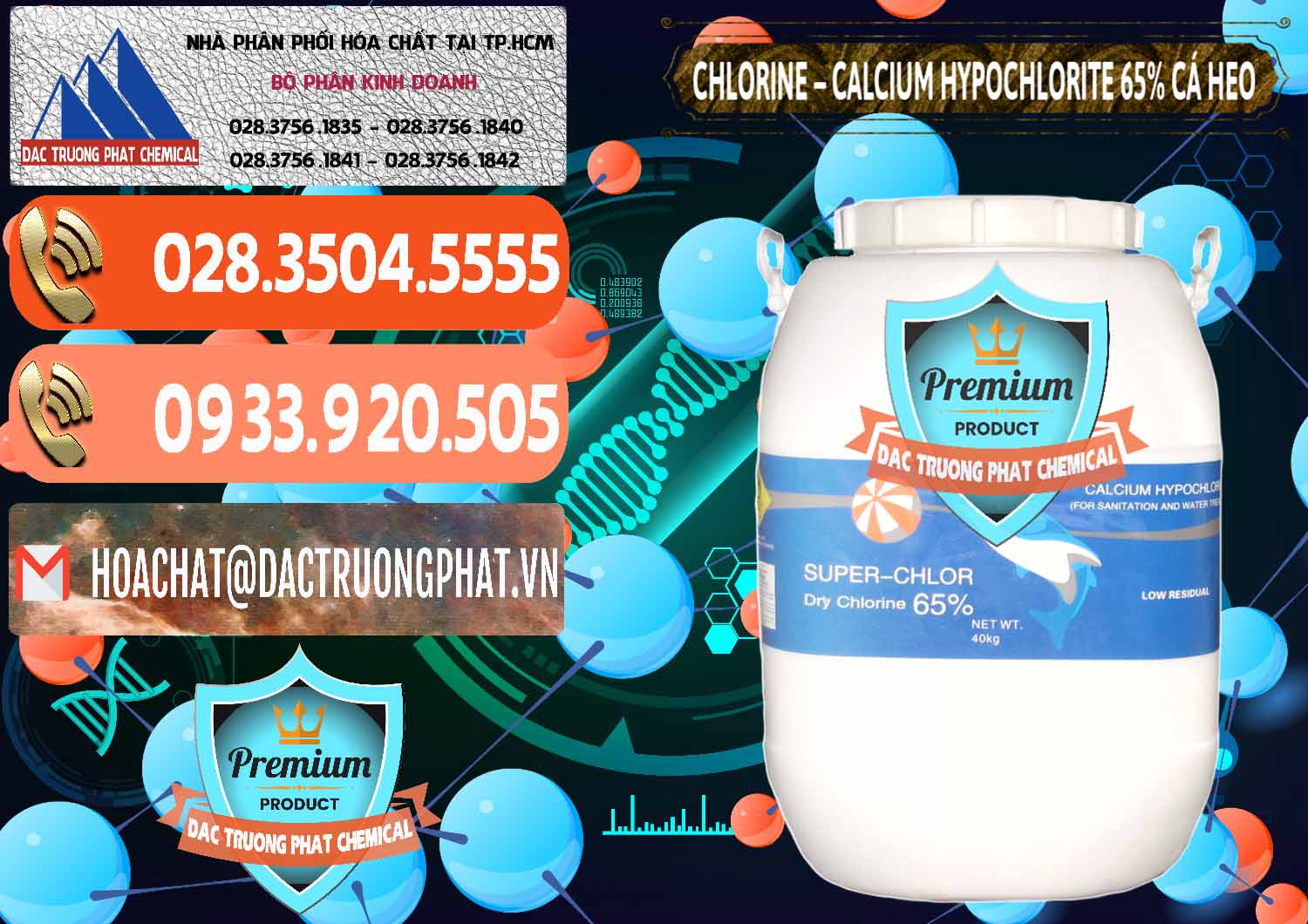 Nơi chuyên kinh doanh & bán Clorin - Chlorine Cá Heo 65% Trung Quốc China - 0053 - Đơn vị chuyên phân phối & bán hóa chất tại TP.HCM - hoachatmientay.com