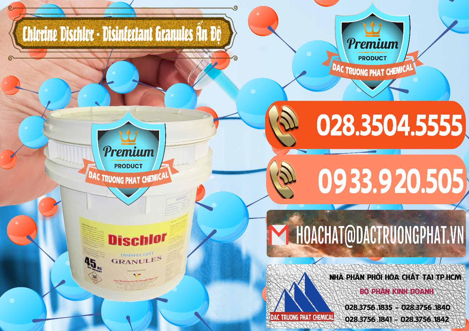 Cty bán & phân phối Chlorine – Clorin 70% Dischlor - Disinfectant Granules Ấn Độ India - 0248 - Cty chuyên phân phối & kinh doanh hóa chất tại TP.HCM - hoachatmientay.com