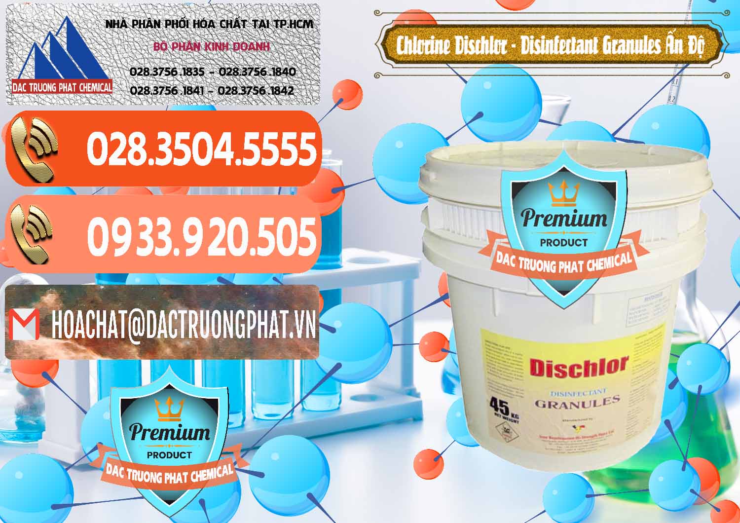 Cung cấp - bán Chlorine – Clorin 70% Dischlor - Disinfectant Granules Ấn Độ India - 0248 - Nhà cung cấp và phân phối hóa chất tại TP.HCM - hoachatmientay.com