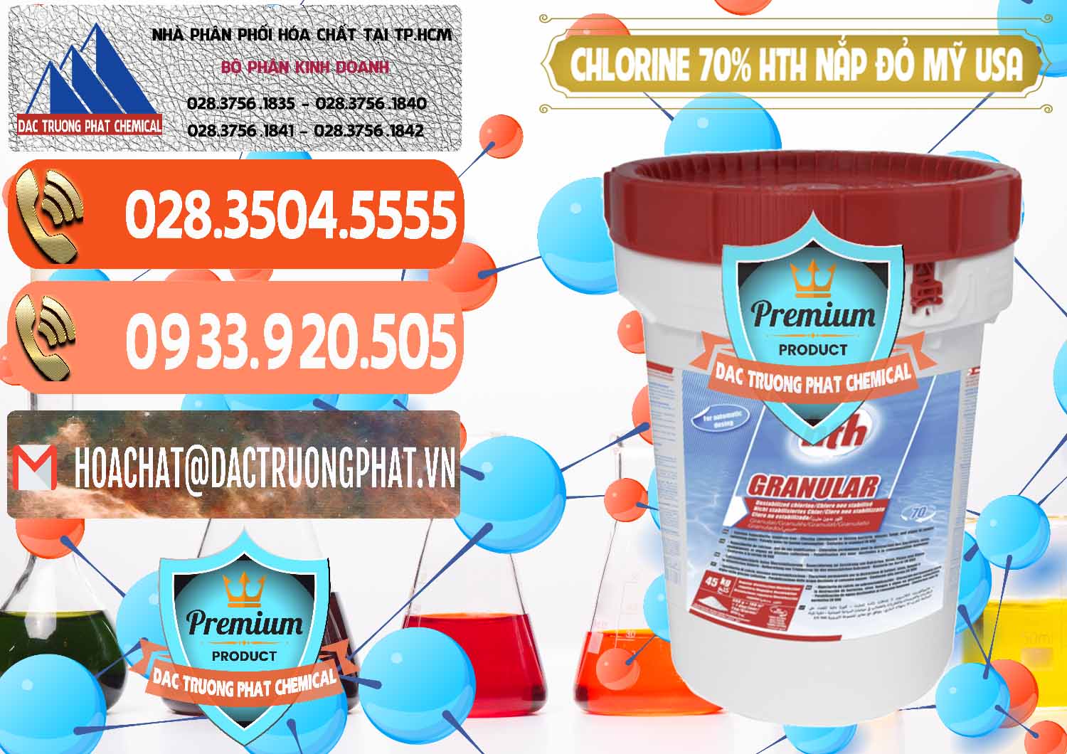 Công ty nhập khẩu ( bán ) Clorin – Chlorine 70% HTH Nắp Đỏ Mỹ Usa - 0244 - Đơn vị phân phối _ cung cấp hóa chất tại TP.HCM - hoachatmientay.com