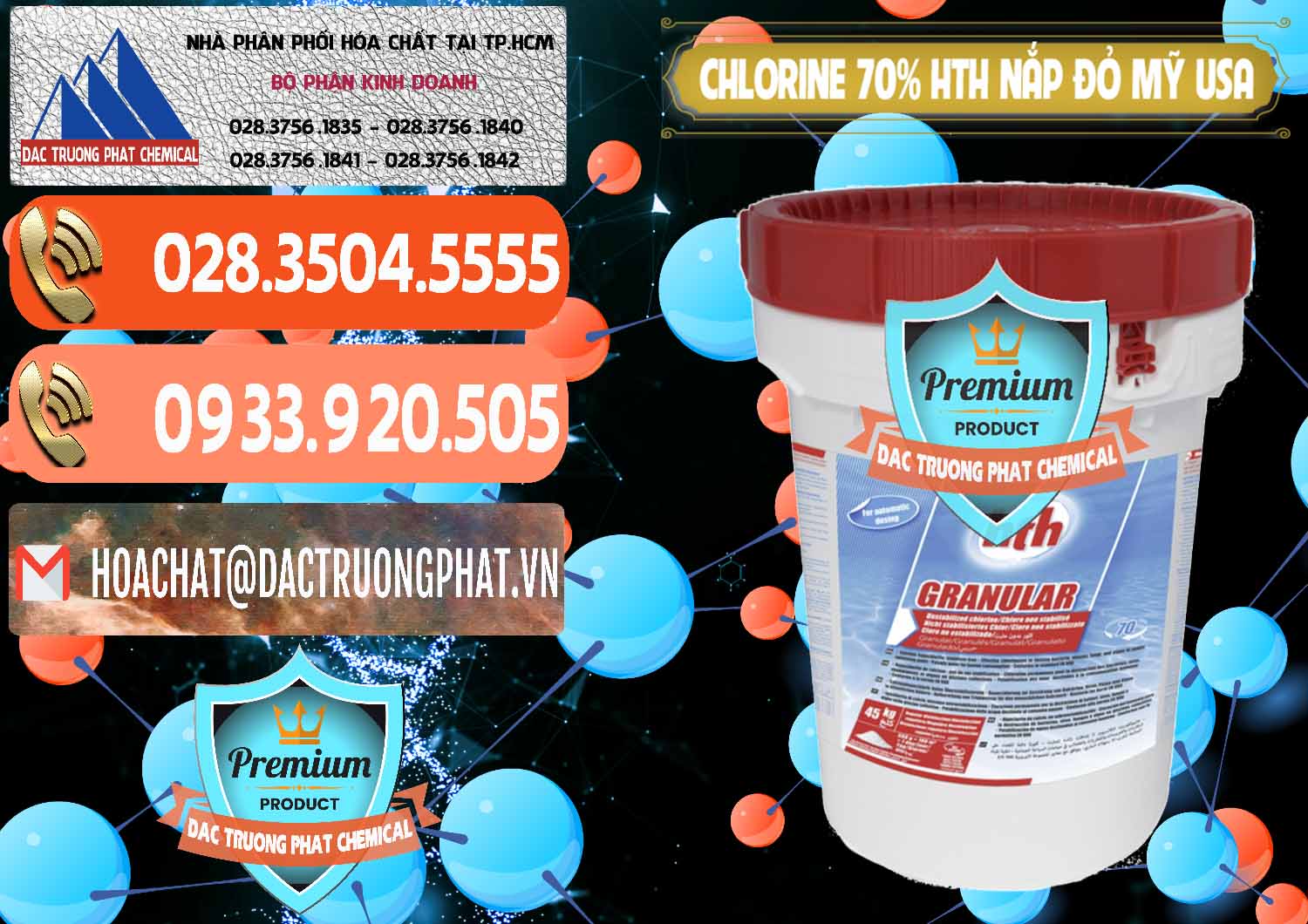 Cty bán _ phân phối Clorin – Chlorine 70% HTH Nắp Đỏ Mỹ Usa - 0244 - Cty cung cấp _ phân phối hóa chất tại TP.HCM - hoachatmientay.com
