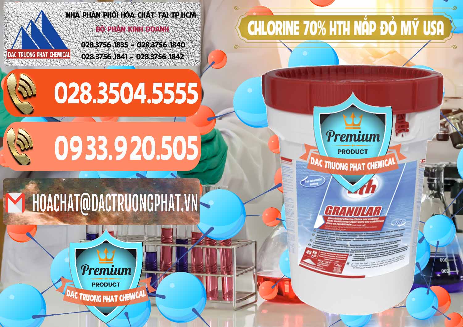 Công ty chuyên bán & cung ứng Clorin – Chlorine 70% HTH Nắp Đỏ Mỹ Usa - 0244 - Công ty cung cấp và phân phối hóa chất tại TP.HCM - hoachatmientay.com