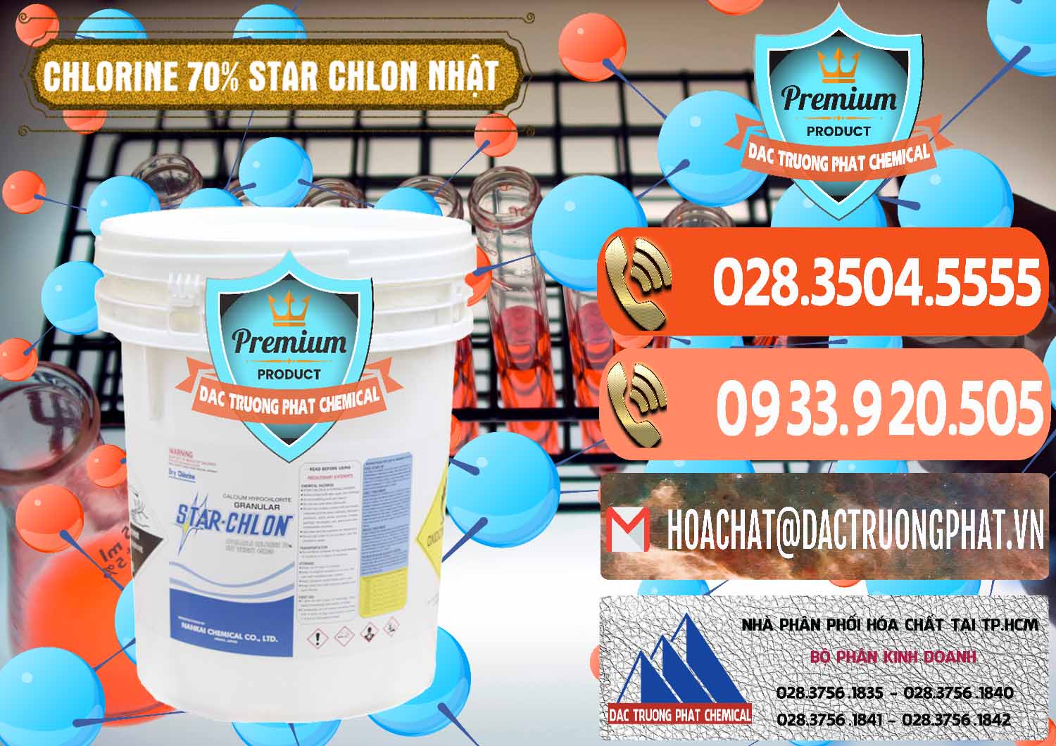 Cty phân phối & bán Clorin – Chlorine 70% Star Chlon Nhật Bản Japan - 0243 - Nhập khẩu ( cung cấp ) hóa chất tại TP.HCM - hoachatmientay.com