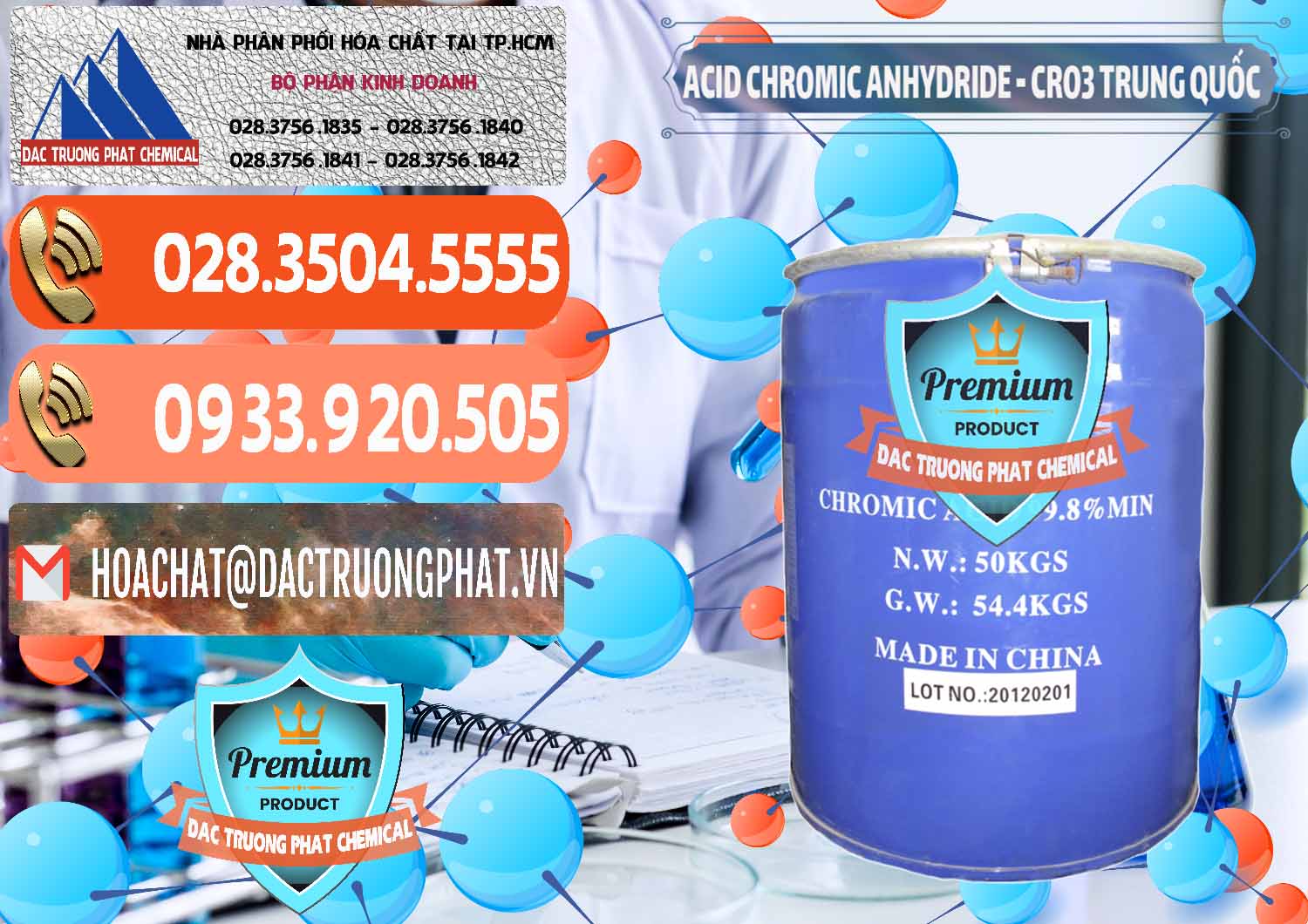 Đơn vị chuyên kinh doanh ( bán ) Acid Chromic Anhydride - Cromic CRO3 Trung Quốc China - 0007 - Nơi chuyên kinh doanh & phân phối hóa chất tại TP.HCM - hoachatmientay.com