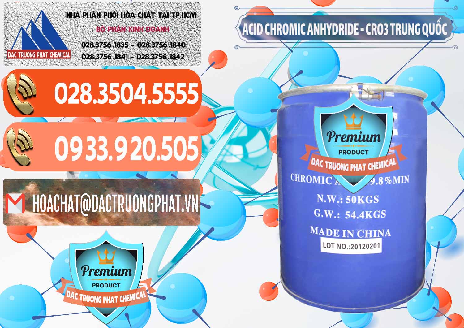 Đơn vị phân phối và bán Acid Chromic Anhydride - Cromic CRO3 Trung Quốc China - 0007 - Cty bán _ cung cấp hóa chất tại TP.HCM - hoachatmientay.com