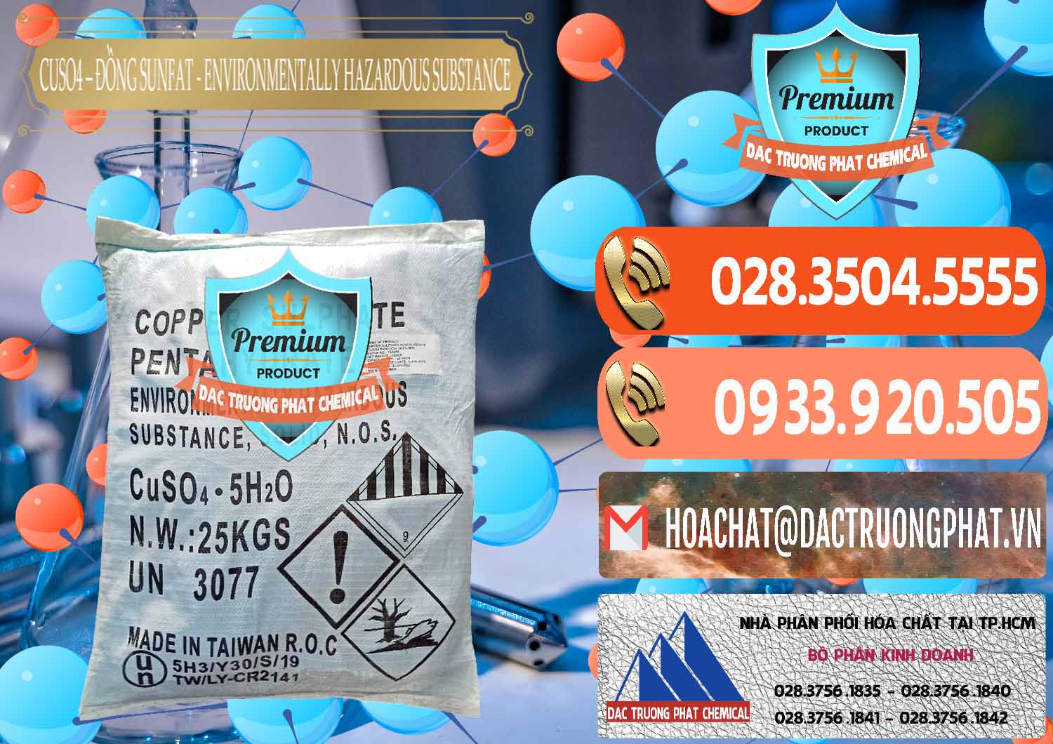 Công ty cung ứng & bán CuSO4 – Đồng Sunfat Đài Loan Taiwan - 0059 - Cty cung ứng & phân phối hóa chất tại TP.HCM - hoachatmientay.com