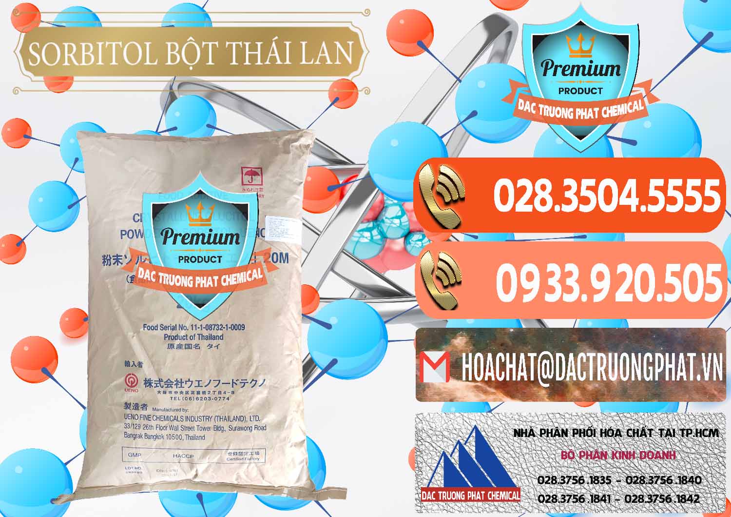 Nhập khẩu _ bán D-Sorbitol Bột - C6H14O6 Food Grade Thái Lan Thailand - 0322 - Cty bán - cung cấp hóa chất tại TP.HCM - hoachatmientay.com