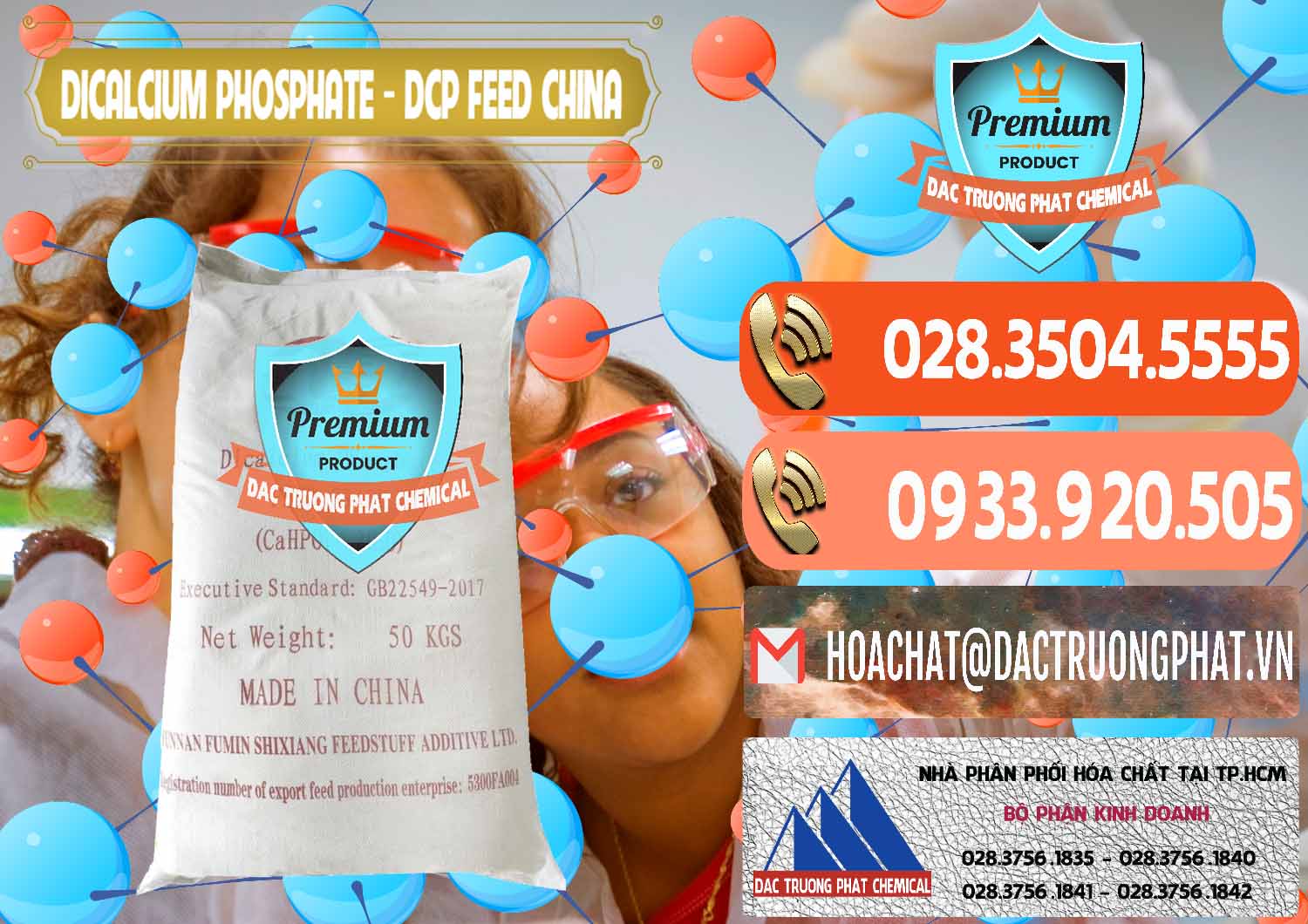 Đơn vị cung ứng - bán Dicalcium Phosphate - DCP Feed Grade Trung Quốc China - 0296 - Chuyên nhập khẩu và cung cấp hóa chất tại TP.HCM - hoachatmientay.com