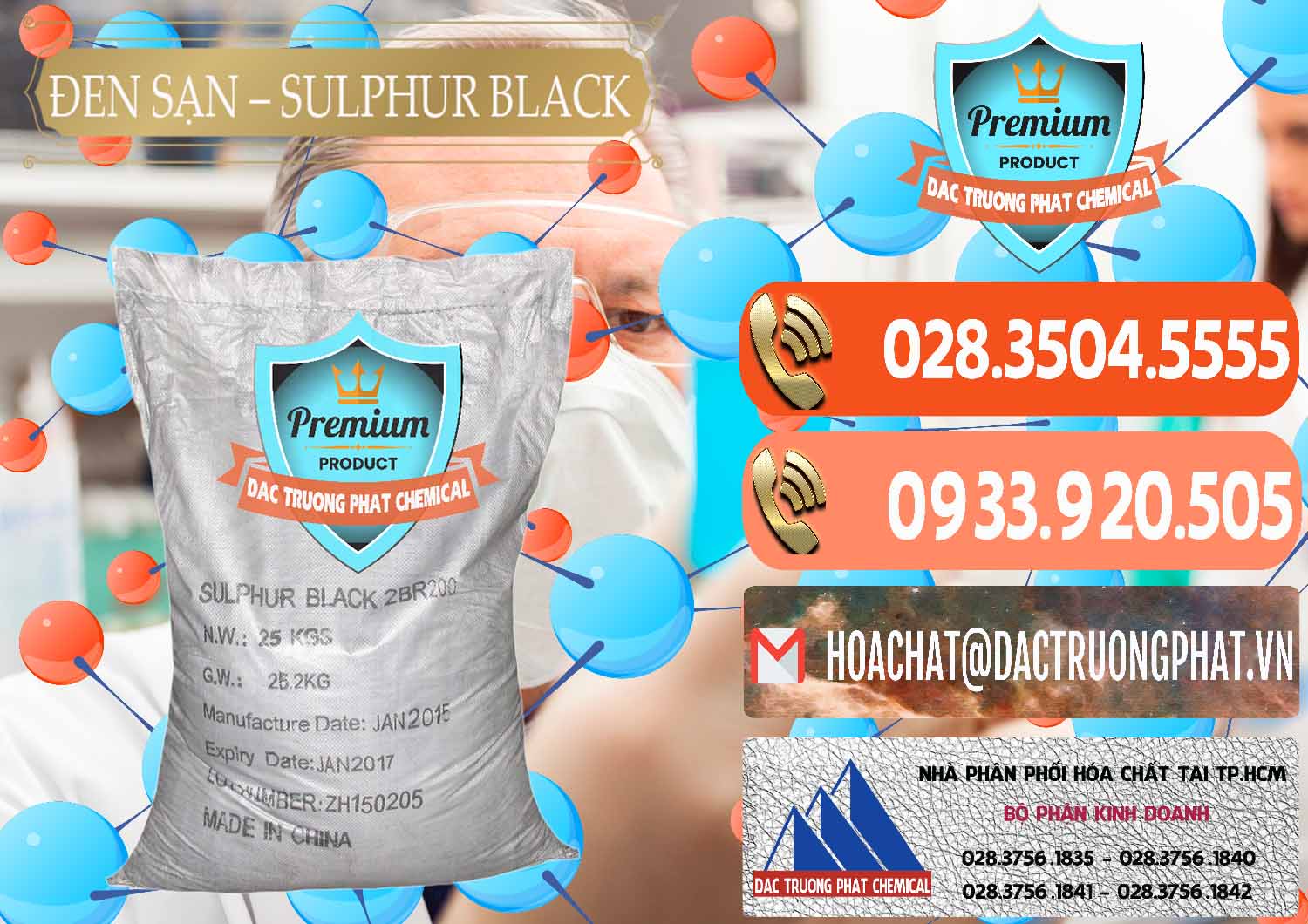 Đơn vị bán - cung cấp Đen Sạn – Sulphur Black Trung Quốc China - 0062 - Nơi chuyên phân phối ( nhập khẩu ) hóa chất tại TP.HCM - hoachatmientay.com