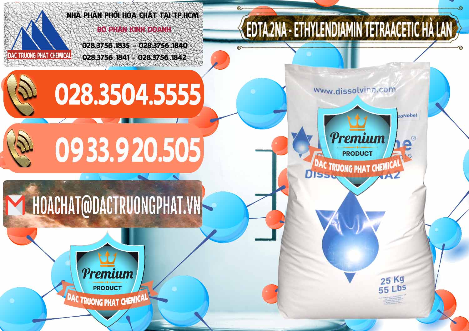 Nơi chuyên bán _ phân phối EDTA.2NA - Ethylendiamin Tetraacetic Dissolvine Hà Lan Netherlands - 0064 - Cty chuyên phân phối ( cung ứng ) hóa chất tại TP.HCM - hoachatmientay.com