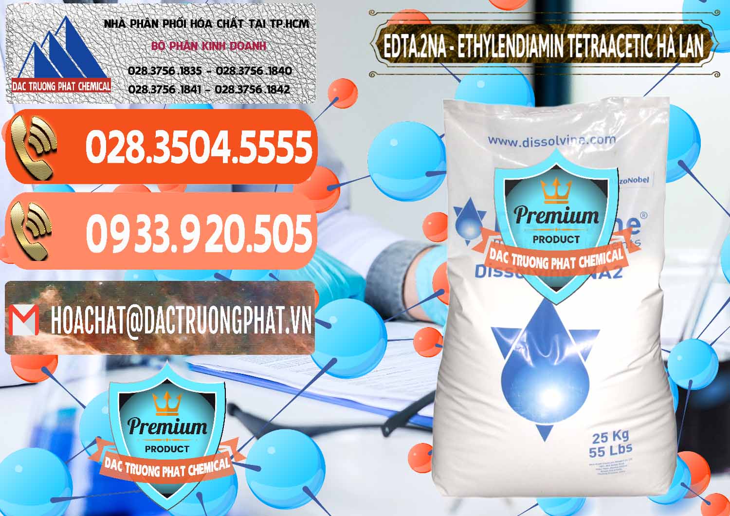 Công ty chuyên bán và phân phối EDTA.2NA - Ethylendiamin Tetraacetic Dissolvine Hà Lan Netherlands - 0064 - Đơn vị chuyên kinh doanh ( cung cấp ) hóa chất tại TP.HCM - hoachatmientay.com