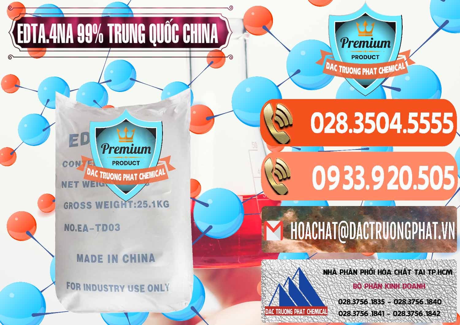 Nơi chuyên cung ứng _ bán EDTA.4NA - EDTA Muối 99% Trung Quốc China - 0292 - Cung cấp _ bán hóa chất tại TP.HCM - hoachatmientay.com
