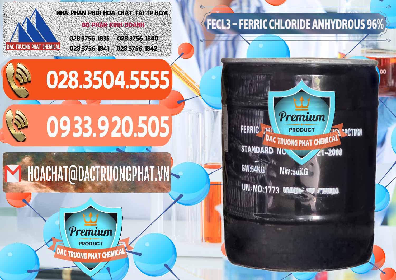 Nơi bán và cung cấp FECL3 – Ferric Chloride Anhydrous 96% Trung Quốc China - 0065 - Chuyên phân phối & cung cấp hóa chất tại TP.HCM - hoachatmientay.com