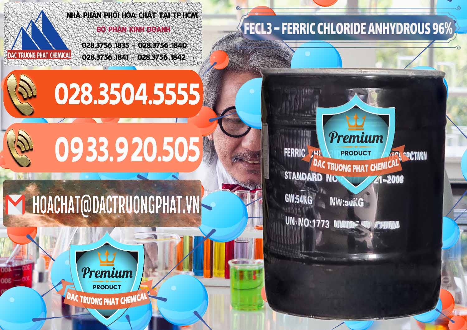 Chuyên cung ứng - bán FECL3 – Ferric Chloride Anhydrous 96% Trung Quốc China - 0065 - Công ty chuyên kinh doanh & cung cấp hóa chất tại TP.HCM - hoachatmientay.com