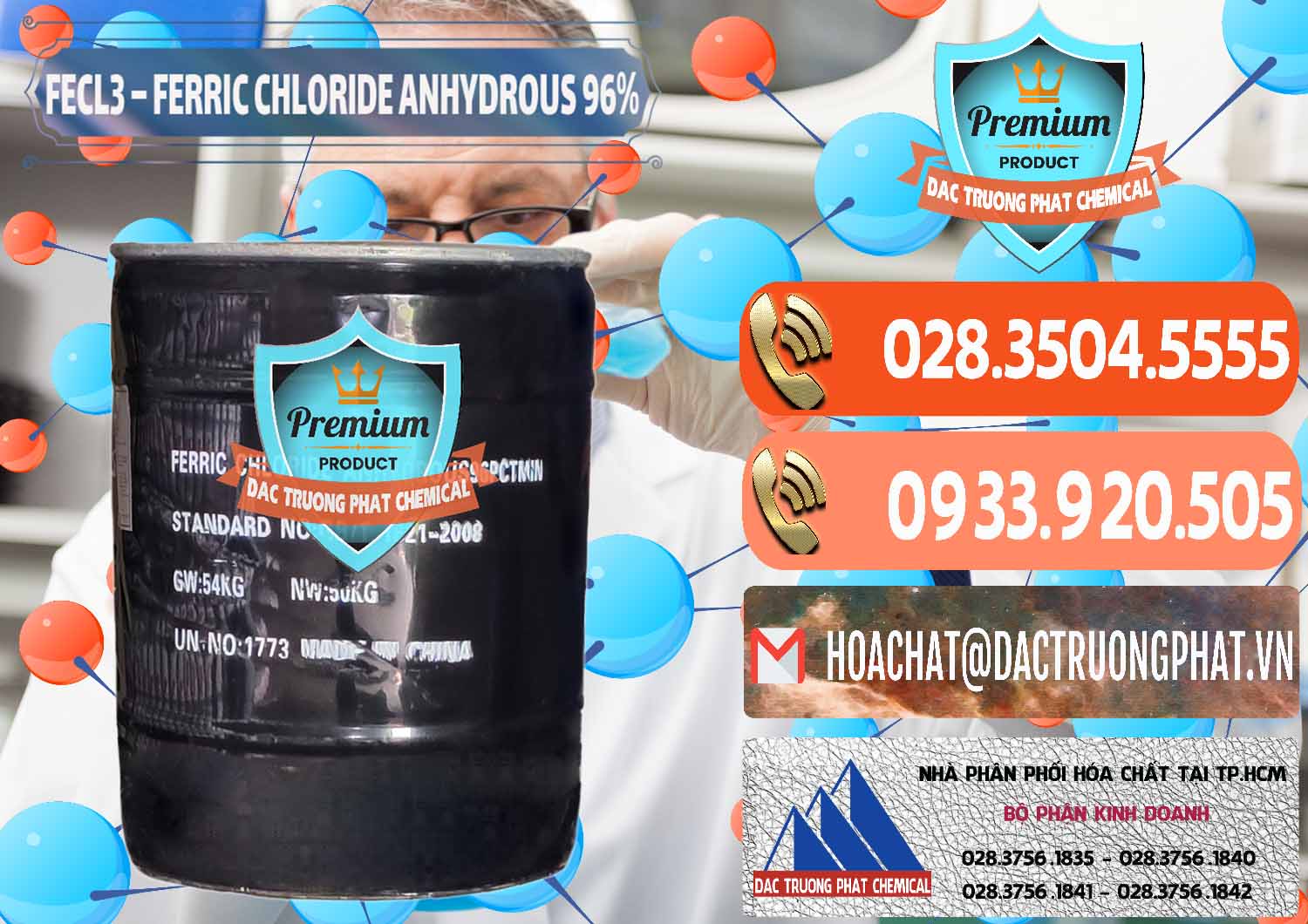 Cty chuyên cung cấp × bán Phèn Sắt / Sắt III Clorua Anhydrous Trung Quốc China tại Cà Mau Đơn vị phân phối ( bán ) FECL3 – Ferric Chloride Anhydrous 96% Trung Quốc China - 0065 - Công ty chuyên cung ứng & phân phối hóa chất tại TP.HCM - hoachatmientay.com