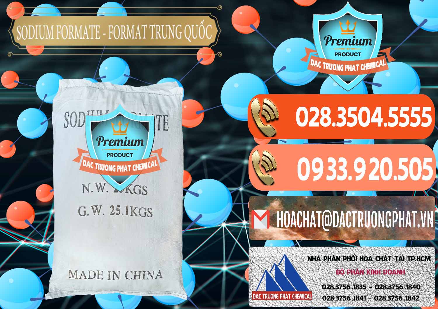 Đơn vị bán ( phân phối ) Sodium Formate - Natri Format Trung Quốc China - 0142 - Đơn vị cung cấp _ phân phối hóa chất tại TP.HCM - hoachatmientay.com