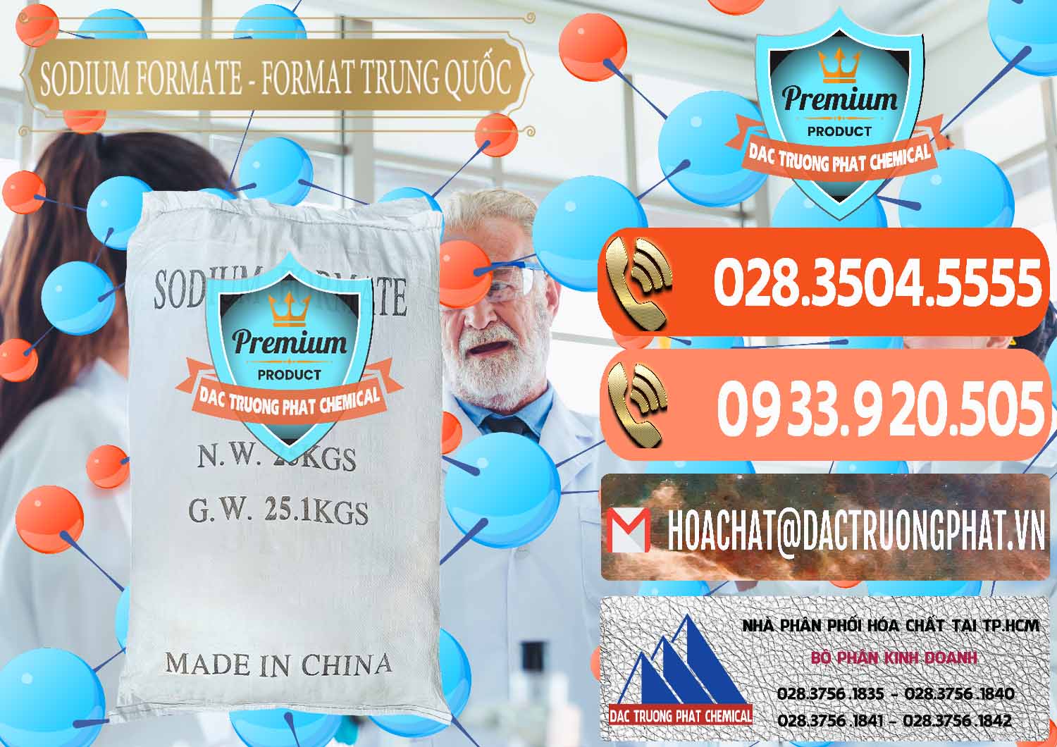 Cty chuyên cung cấp ( bán ) Sodium Formate - Natri Format Trung Quốc China - 0142 - Phân phối ( cung cấp ) hóa chất tại TP.HCM - hoachatmientay.com