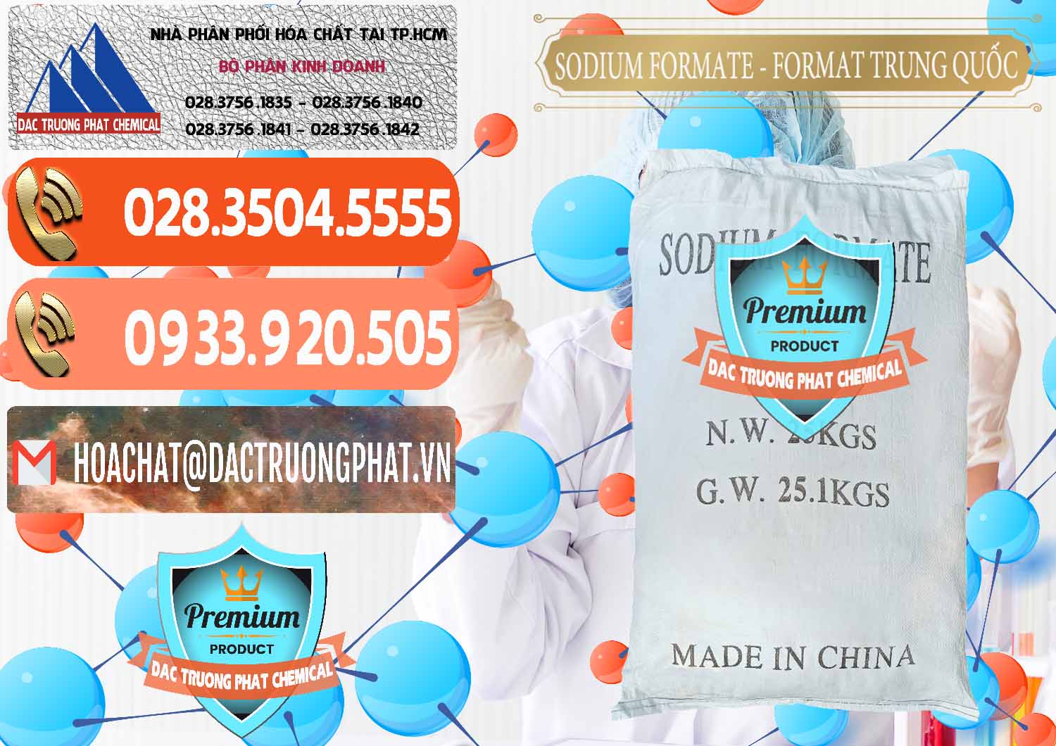Nhà cung ứng _ bán Sodium Formate - Natri Format Trung Quốc China - 0142 - Công ty chuyên kinh doanh ( cung cấp ) hóa chất tại TP.HCM - hoachatmientay.com