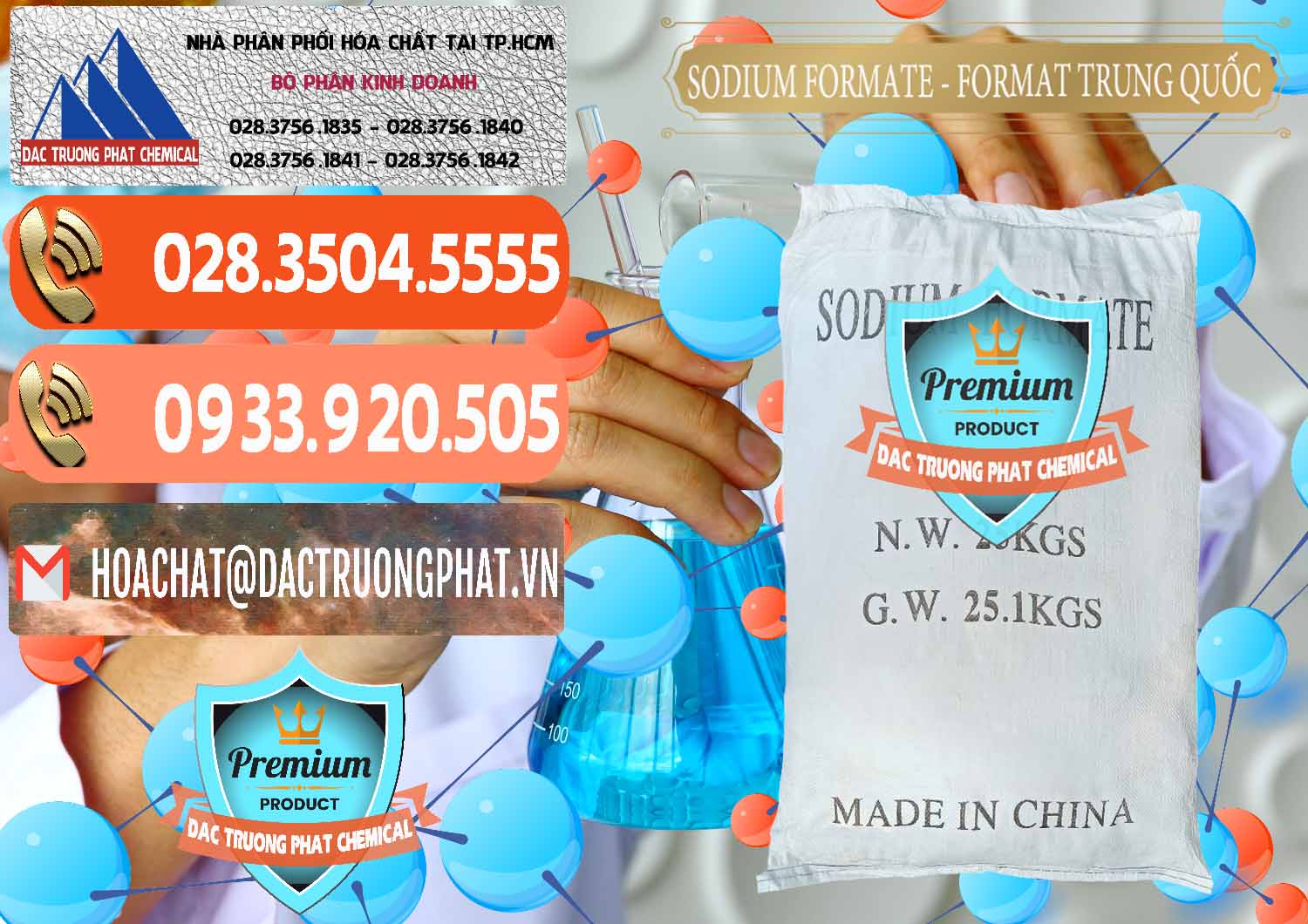 Kinh doanh và bán Sodium Formate - Natri Format Trung Quốc China - 0142 - Nơi chuyên phân phối & cung ứng hóa chất tại TP.HCM - hoachatmientay.com
