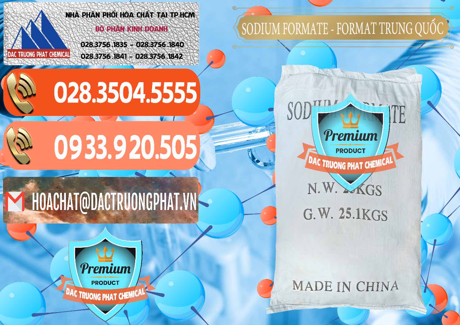 Công ty chuyên bán ( cung ứng ) Sodium Formate - Natri Format Trung Quốc China - 0142 - Nơi chuyên cung ứng & phân phối hóa chất tại TP.HCM - hoachatmientay.com