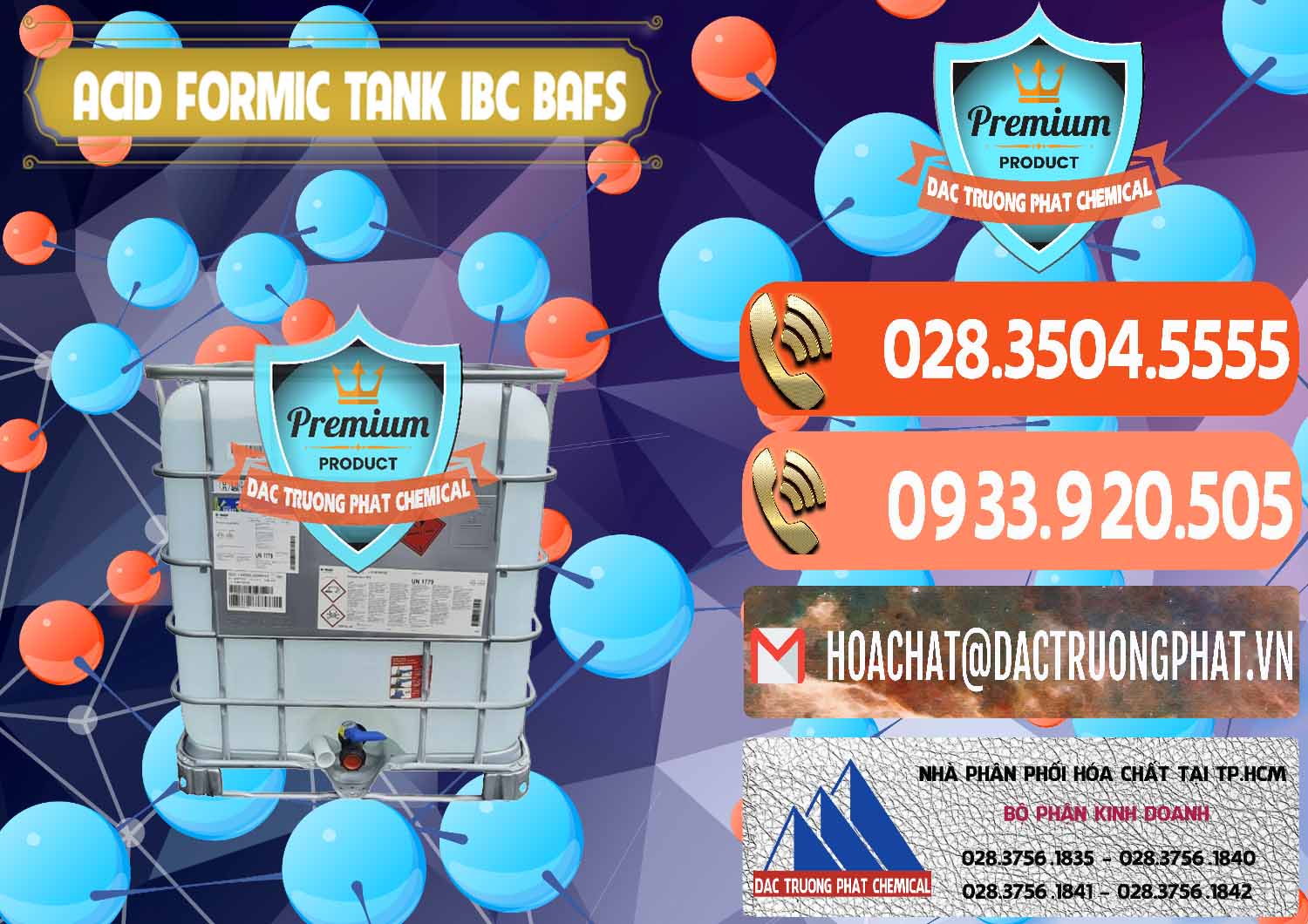 Cty phân phối ( bán ) Acid Formic - Axit Formic Tank - Bồn IBC BASF Đức - 0366 - Chuyên kinh doanh _ phân phối hóa chất tại TP.HCM - hoachatmientay.com