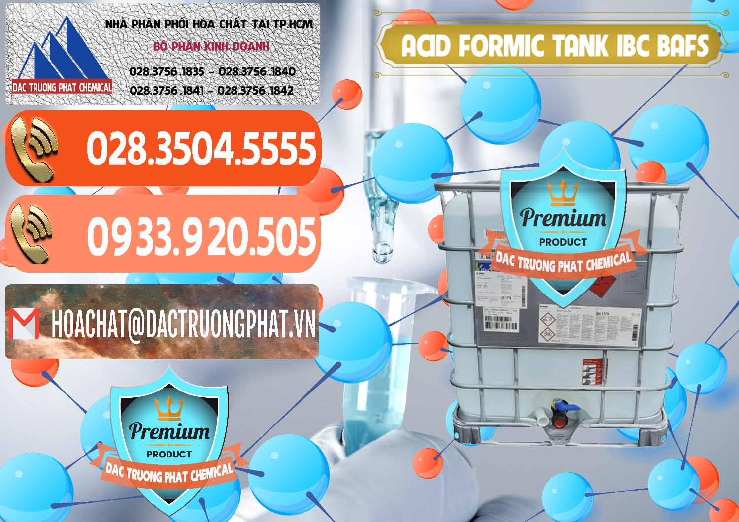 Nơi chuyên bán và cung cấp Acid Formic - Axit Formic Tank - Bồn IBC BASF Đức - 0366 - Cty cung cấp & phân phối hóa chất tại TP.HCM - hoachatmientay.com