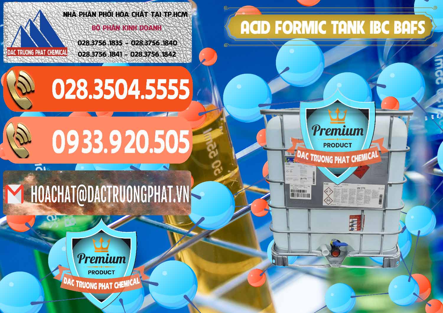 Đơn vị bán _ cung cấp Acid Formic - Axit Formic Tank - Bồn IBC BASF Đức - 0366 - Đơn vị chuyên bán - phân phối hóa chất tại TP.HCM - hoachatmientay.com