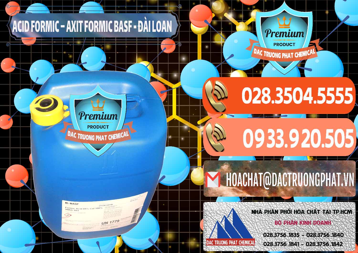 Nơi kinh doanh - bán Acid Formic - Axit Formic 85% BASF Đài Loan Taiwan - 0027 - Nơi nhập khẩu - phân phối hóa chất tại TP.HCM - hoachatmientay.com
